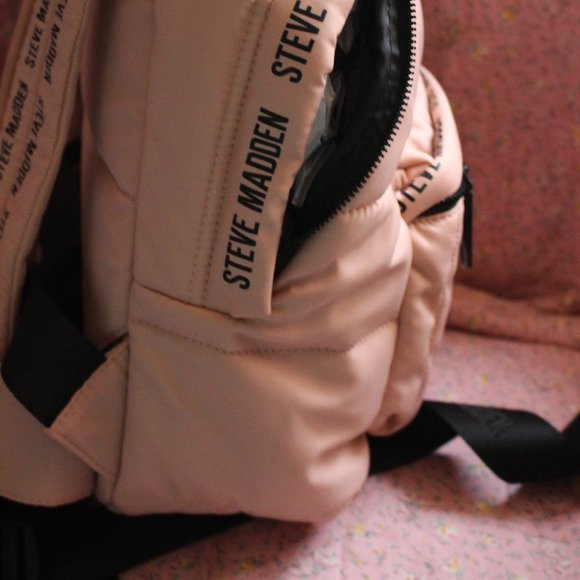 NWT Steve Madden Blush Quilted Backback Bariaa Back To School main image 8